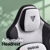 Gamdias ZELUS M4 Weave Gaming Chair — Grey/Black Comfort - image 3