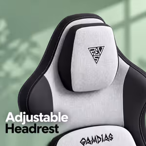 Gamdias ZELUS M4 Weave Gaming Chair — Grey/Black Comfort - image 3