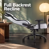 Gamdias ZELUS M4 Weave Gaming Chair — Grey/Black Comfort - image 5