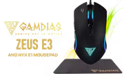 Gamdias ZEUS E3 Mouse + NYX E1 Mousepad – 3600 DPI RGB - image 1