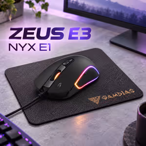 Gamdias ZEUS E3 Mouse + NYX E1 Mousepad – 3600 DPI RGB - image 2