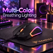 Gamdias ZEUS E3 Mouse + NYX E1 Mousepad – 3600 DPI RGB - image 5