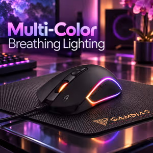 Gamdias ZEUS E3 Mouse + NYX E1 Mousepad – 3600 DPI RGB - image 5