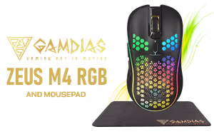 Gamdias ZEUS M4 RGB Optical Gaming Mouse - Image 1