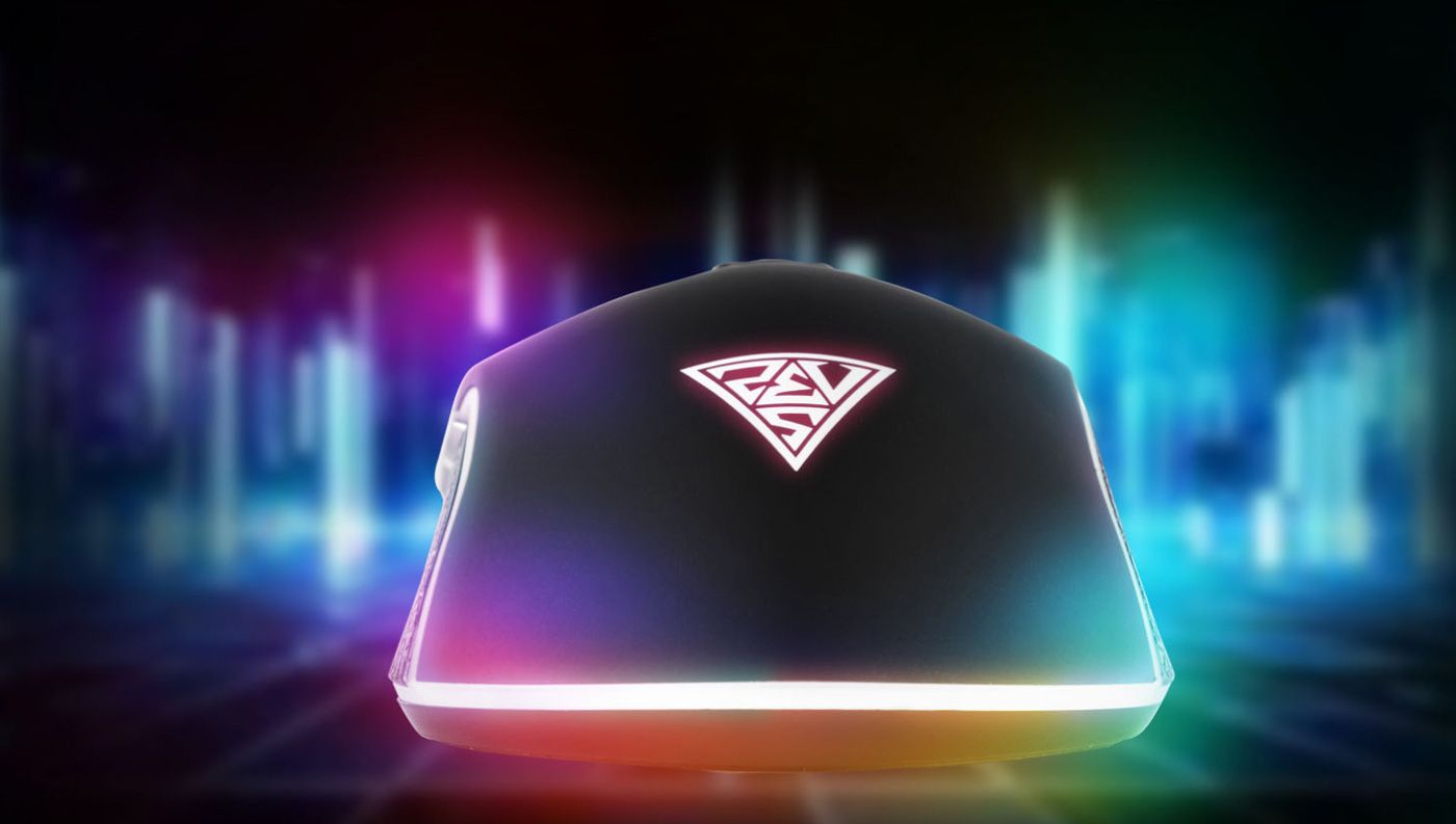 Gamdias ZEUS M3 showing integrated addressable RGB lighting effects