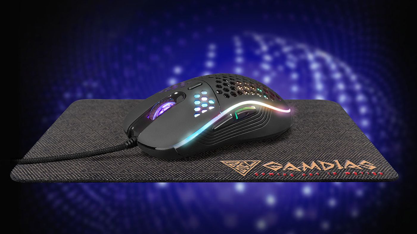 Gamdias ZEUS M4 RGB Optical Gaming Mouse featuring lightweight honeycomb design