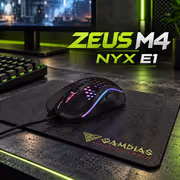 Gamdias ZEUS M4 Combo – 12800 DPI RGB Gaming Mouse + Pad - image 3