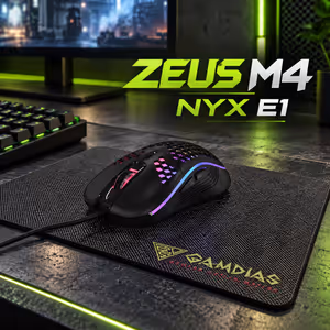 Gamdias ZEUS M4 Combo – 12800 DPI RGB Gaming Mouse + Pad - image 3