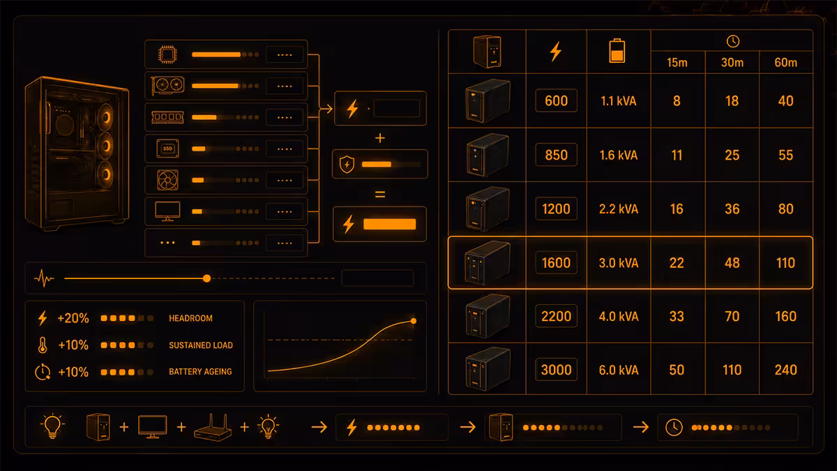 UPS sizing calculator