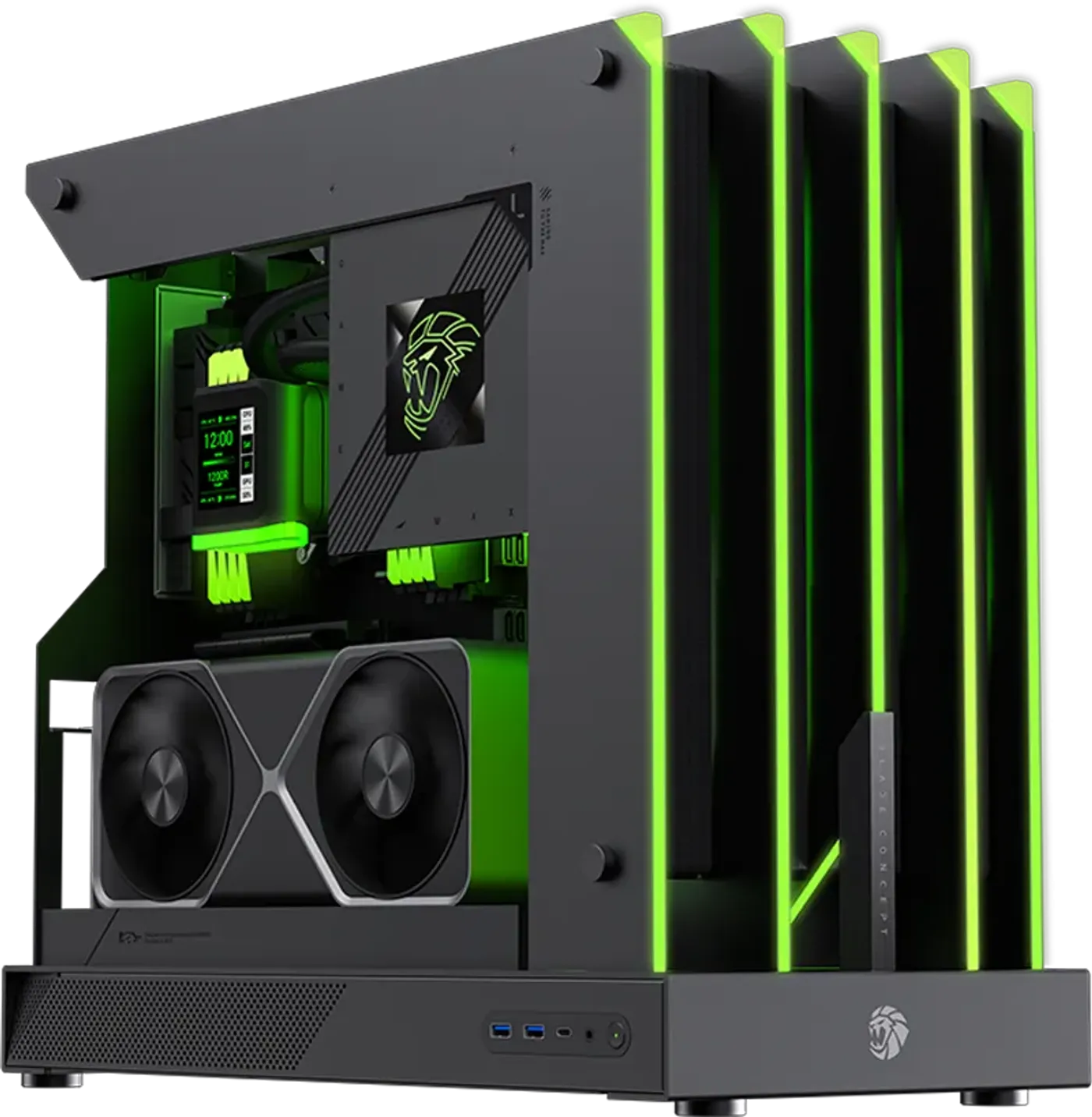 Gamemax Blade Concept Limited Edition industrial design view
