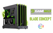 Gamemax Blade Concept ATX Full-Tower Case — Open-Air Display - image 1