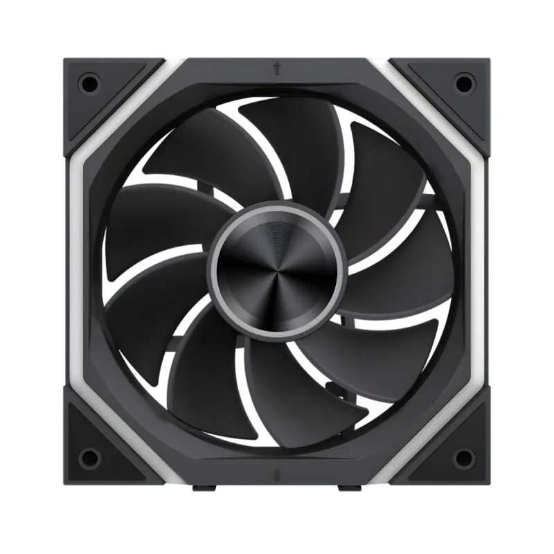 Fan demonstrating PWM control with 800 to 2000 RPM range