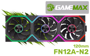 gamemax-fn12a-n2-wl-r-wireless-120mm-argb-fan - Image 1
