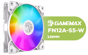 gamemax-fn12a-s5-w-120mm-argb-pwm-fan - Image 1