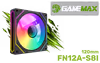 GAMEMAX FN12A-S8I 120mm ARGB PWM Case Fan - Quiet - image 1