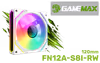 GAMEMAX FN12A-S8I-RW 120mm Reverse ARGB Case Fan - image 1