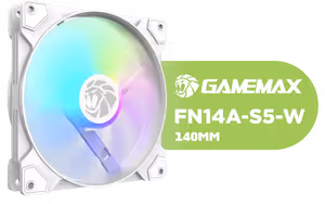 gamemax-fn14a-s5-w-140mm-argb-fan gamemax-fn14a-s5-w-140mm-argb-fan - Image 1