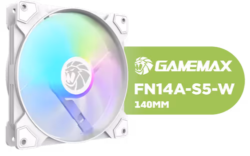 gamemax-fn14a-s5-w-140mm-argb-fan - Image 1