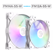 GAMEMAX FN14A-S5-W 140mm ARGB Fan — Quiet, High Airflow - image 7
