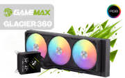 GAMEMAX GLACIER 360 Liquid Cooler – 3.95" LCD, 360mm - image 1