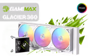 GAMEMAX GLACIER 360 Liquid Cooler — 3.95" LCD, 360mm - image 1