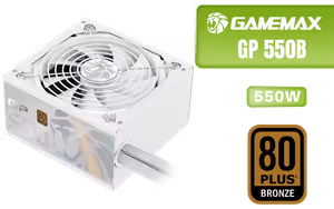 gamemax-gp550b-550w-80-plus-bronze-psu-white gamemax-gp550b-550w-80-plus-bronze-psu-white - Image 1