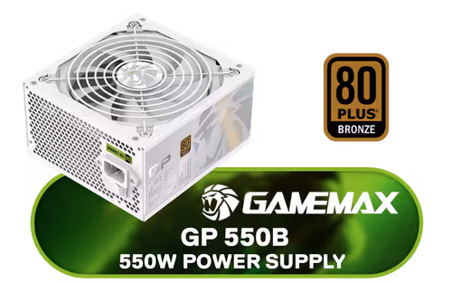 gamemax-gp550b-550w-80-plus-bronze-psu-white - Image 1