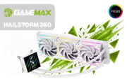 GAMEMAX HAILSTORM 360 White Liquid CPU Cooler with LCD - image 1