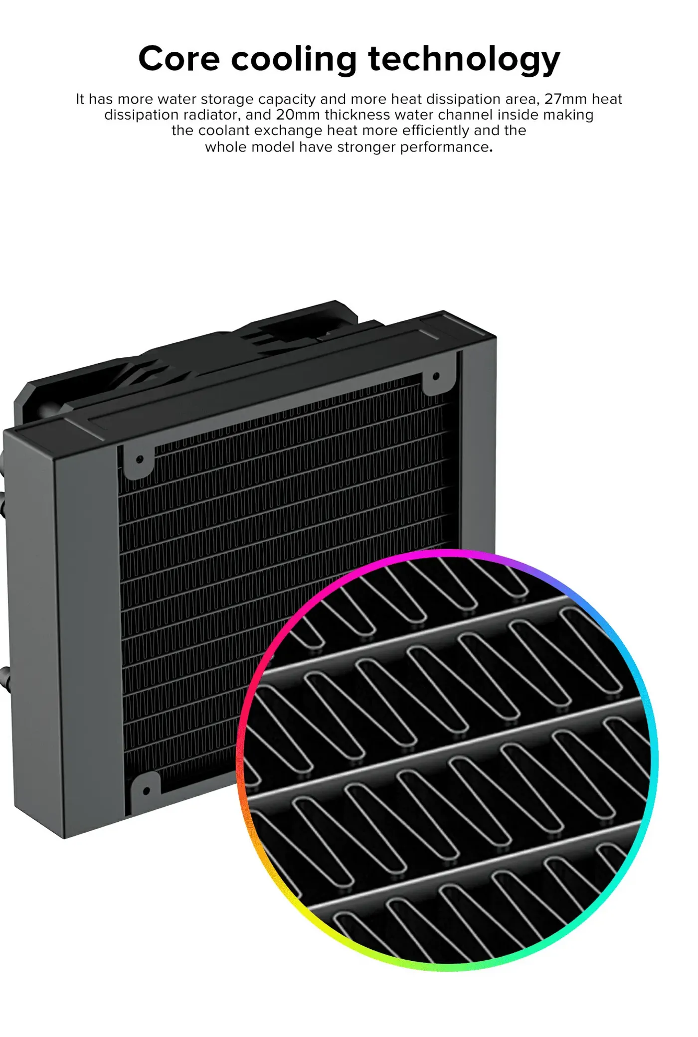 The 120mm hydraulic bearing fan supplied with the Iceburg 120