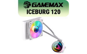 gamemax-iceburg-120-liquid-cooler-white gamemax-iceburg-120-liquid-cooler-white - Image 1