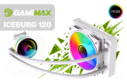 GAMEMAX Iceburg 120 White ARGB Liquid CPU Cooler - image 1