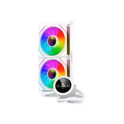 GAMEMAX ICEBURG 240 White Liquid CPU Cooler, Digital - image 5