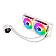 GAMEMAX ICEBURG 240 White Liquid CPU Cooler, Digital - image 2