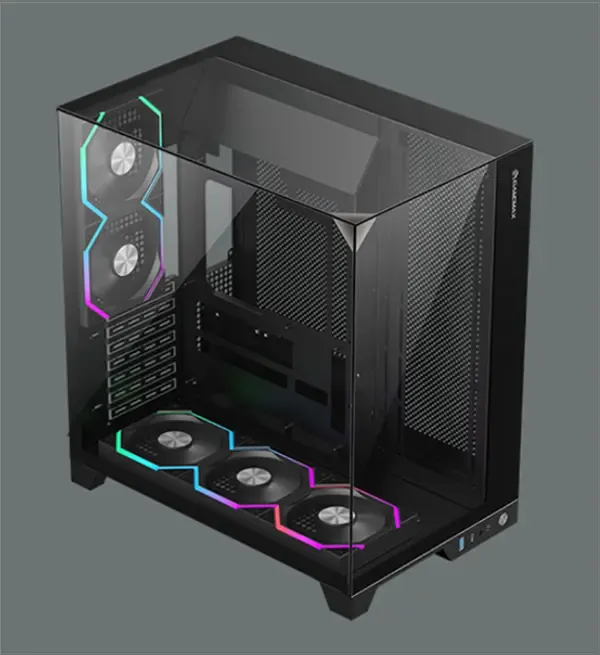 Gamemax Infinity Pro ATX Case — Tempered Glass, 8-Fan Support
