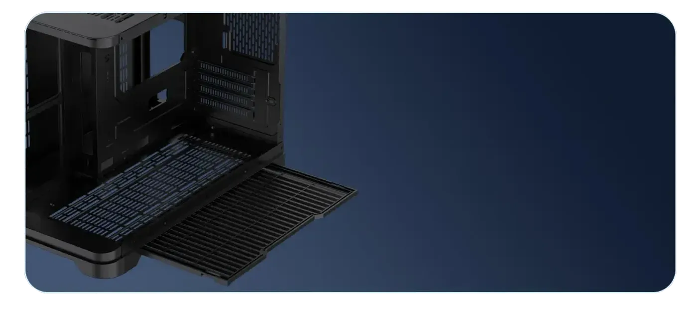 Close view of the HYPE-M front panel and its connectivity