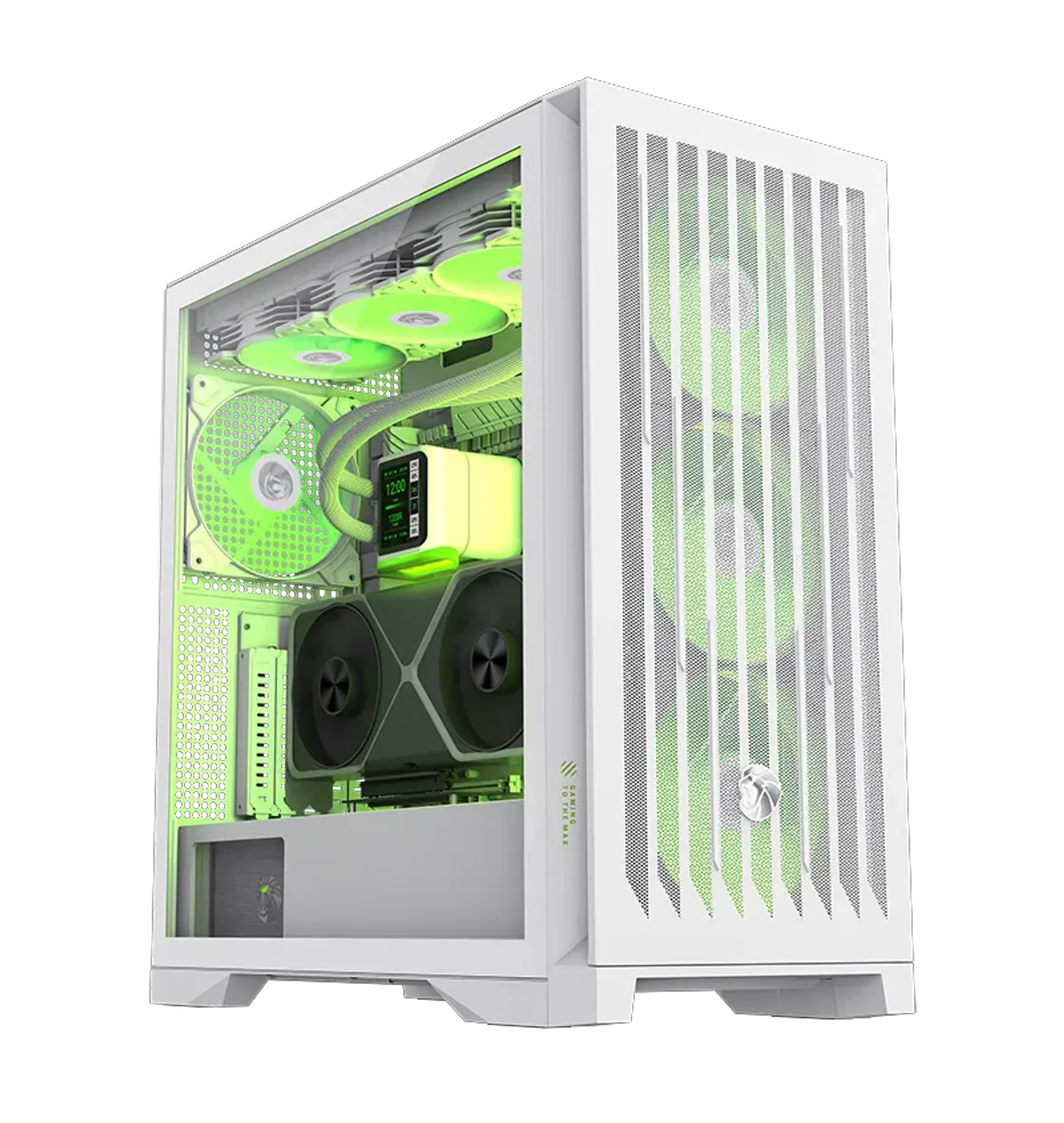 Vertical GPU installation capability in the Gamemax Leader 2 case
