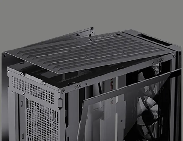 Gamemax LEADER-2-BK E-ATX Mid-Tower Gaming Case | Evetech