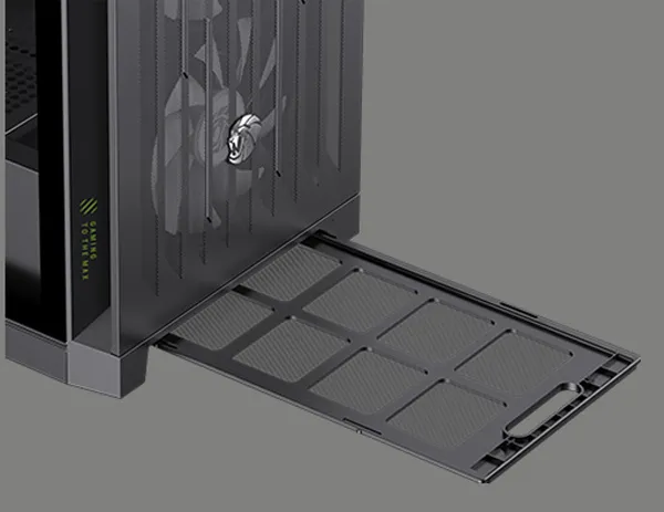 Gamemax LEADER-2-BK E-ATX Mid-Tower Gaming Case | Evetech