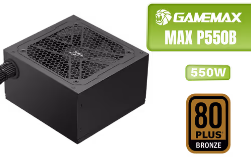 gamemax-max-p550b-550w-atx-3-1-power-supply-black gamemax-max-p550b-550w-atx-3-1-power-supply-black - Image 1