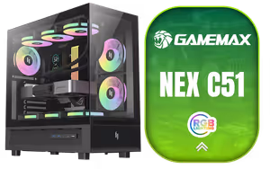 gamemax-nex-c51-bk-atx-case - Image 1