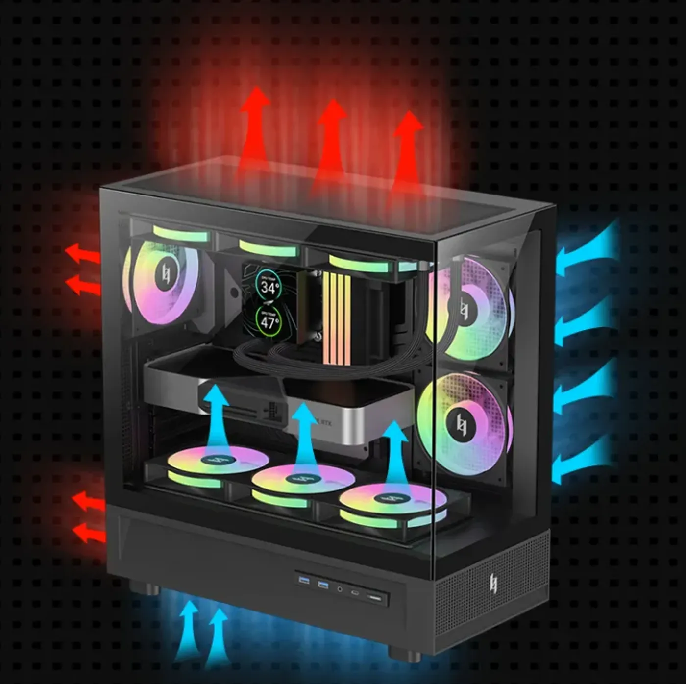 EFFICIENT COOLING AIRFLOW