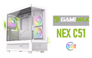 GAMEMAX NEX C51 WH ATX Case — 270° Glass & ARGB - image 1