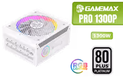 Gamemax RGB PRO 1300P 1300W PSU White - ATX 3.1 80 Plus Platinum - image 1