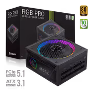 Gamemax RGB PRO 750G 750W Gold ATX 3.1 PSU (Black) - image 6