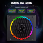 Gamemax RGB PRO 750G 750W Gold ATX 3.1 PSU (Black) - image 8