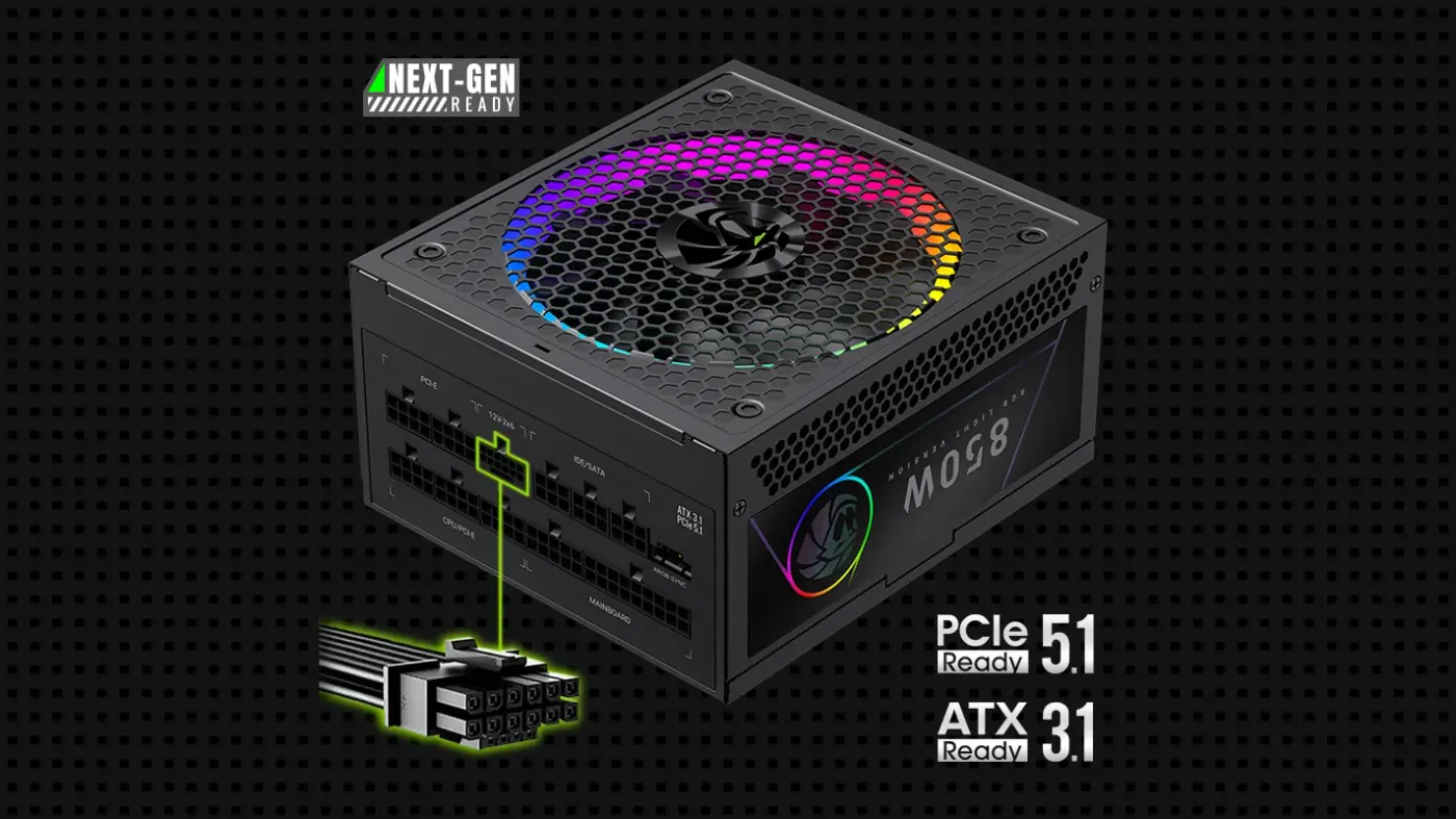 Integrated 12V-2x6 GPU connector for high-performance graphics cards