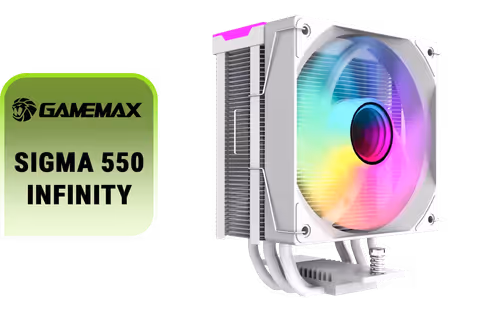 gamemax-sigma-550-infinity-air-cooler-white-argb - Image 1