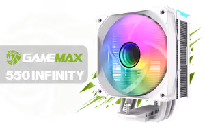 Gamemax Sigma 550 Infinity Air Cooler White ARGB - image 1
