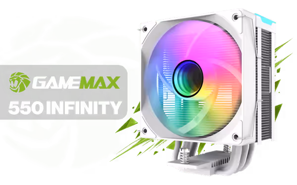 Gamemax Sigma 550 Infinity Air Cooler White ARGB - image 1 Gamemax Sigma 550 Infinity Air Cooler White ARGB - image 1