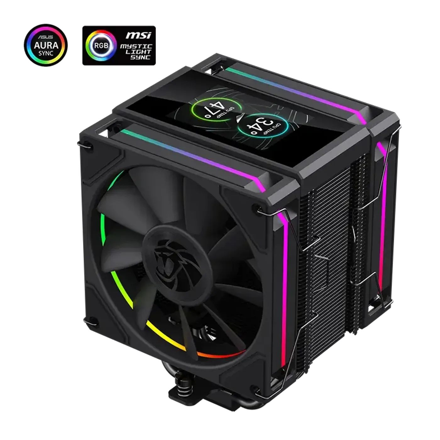 ARGB lighting example on cooler